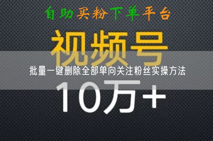批量删除单向关注粉丝：高效实操教程与工具推荐