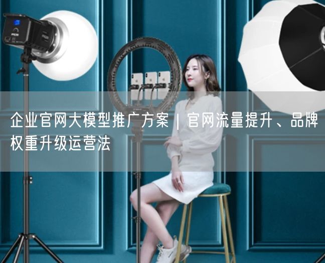 企业官网推广新策略：大模型提流量，升权重！