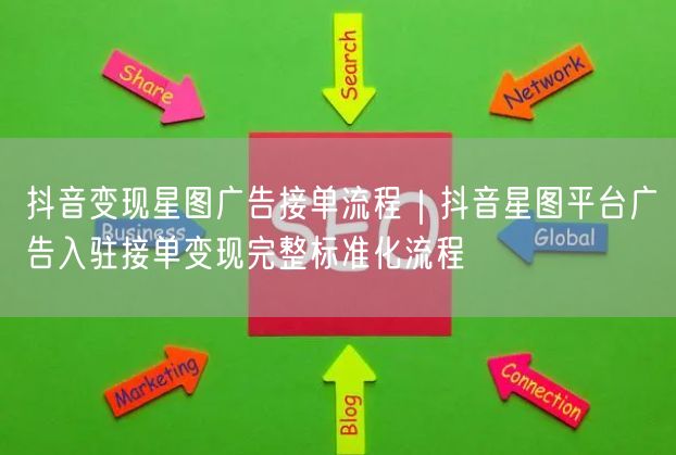 抖音变现星图广告接单流程｜抖音星图平台广告入驻接单变现完整标准化流程