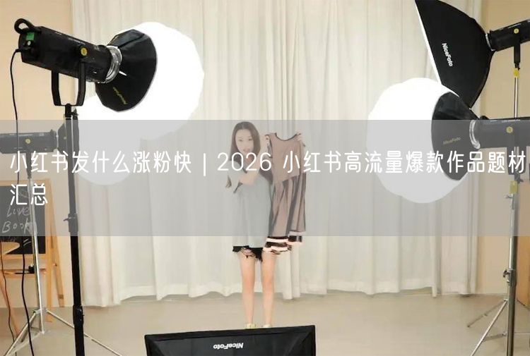 2026小红书涨粉秘籍：爆款题材+垂类互动策略
