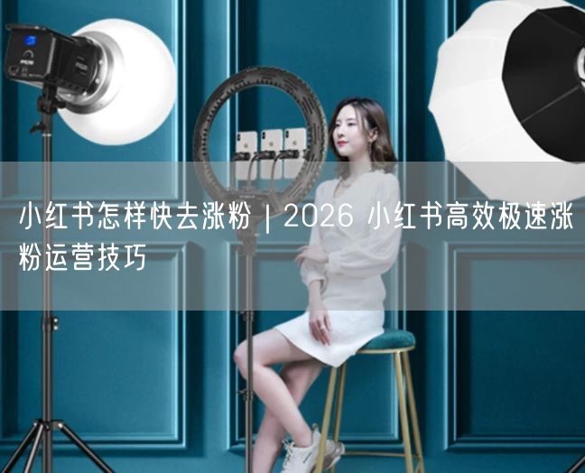 2026小红书运营：极速涨粉技巧与高效内容策略