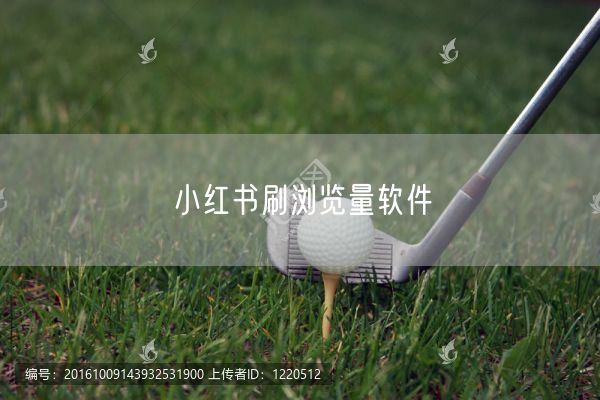 小红书刷浏览量软件