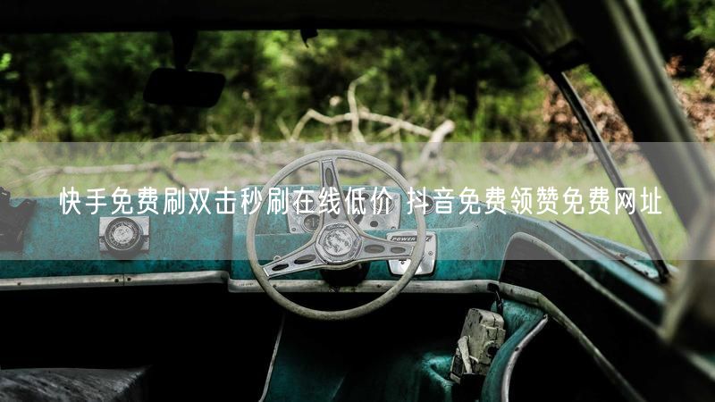 快手免费刷双击秒刷在线低价 抖音免费领赞免费网址
