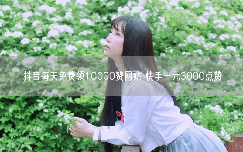 抖音每天免费领10000赞网站 快手一元3000点赞