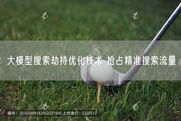 大模型搜索劫持优化技术 抢占精准搜索流量