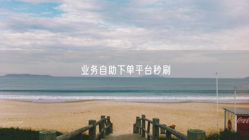 业务自助下单平台秒刷