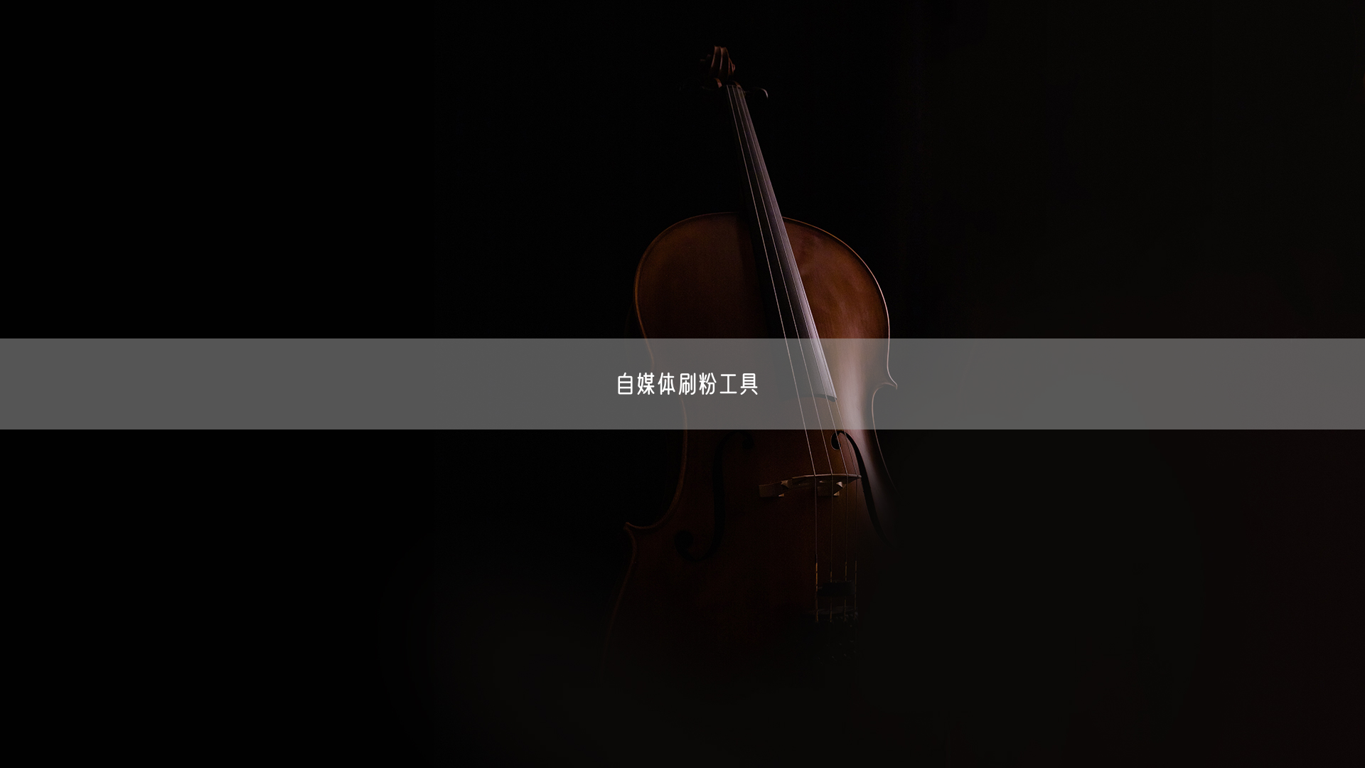 自媒体刷粉工具