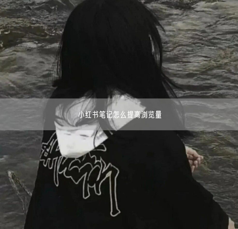 小红书笔记怎么提高浏览量