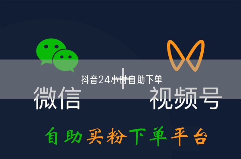 抖音24小时自助下单