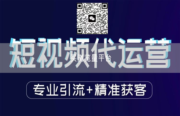 买浏览量平台