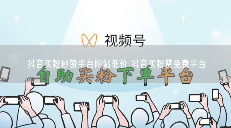 抖音买粉秒赞平台网站低价 抖音买粉赞免费平台