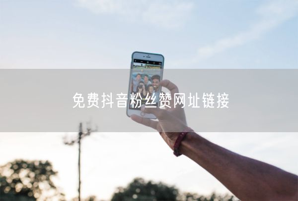 免费抖音粉丝赞网址链接