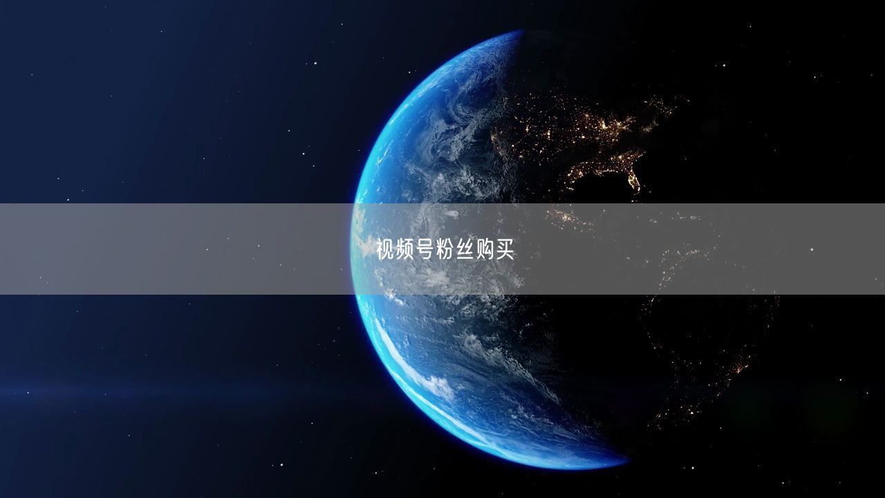 视频号粉丝购买