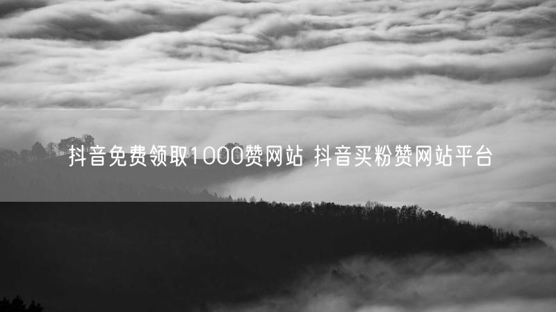 抖音免费领取1000赞网站 抖音买粉赞网站平台