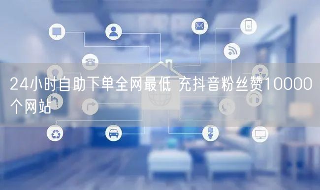 24小时自助下单全网最低 充抖音粉丝赞10000个网站
