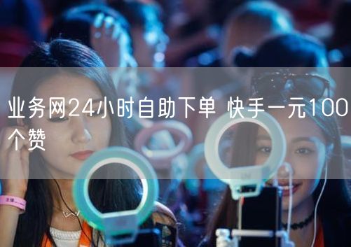业务网24小时自助下单 快手一元100个赞