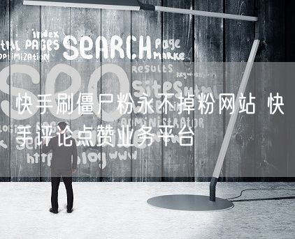 快手刷僵尸粉永不掉粉网站 快手评论点赞业务平台