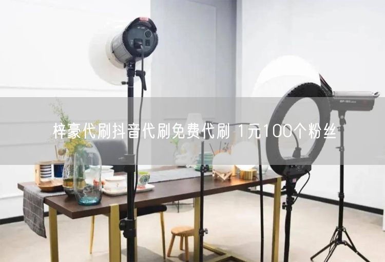 梓豪代刷抖音代刷免费代刷 1元100个粉丝