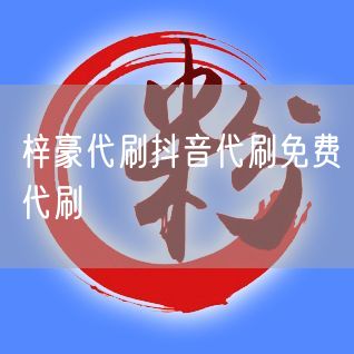 梓豪代刷抖音代刷免费代刷