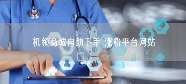 机领商城自助下单 涨粉平台网站
