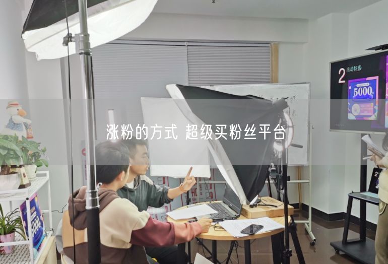 涨粉的方式 超级买粉丝平台