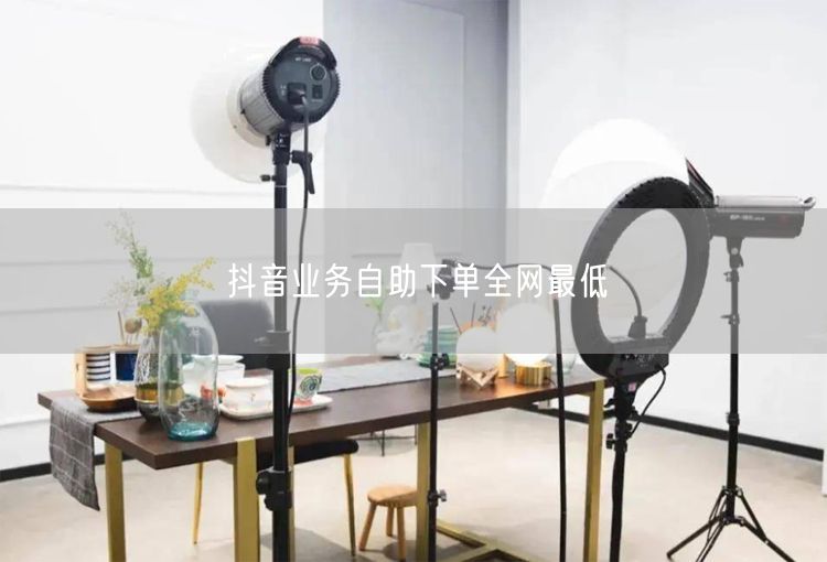 抖音业务自助下单全网最低