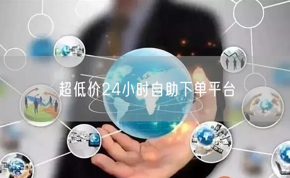 超低价24小时自助下单平台