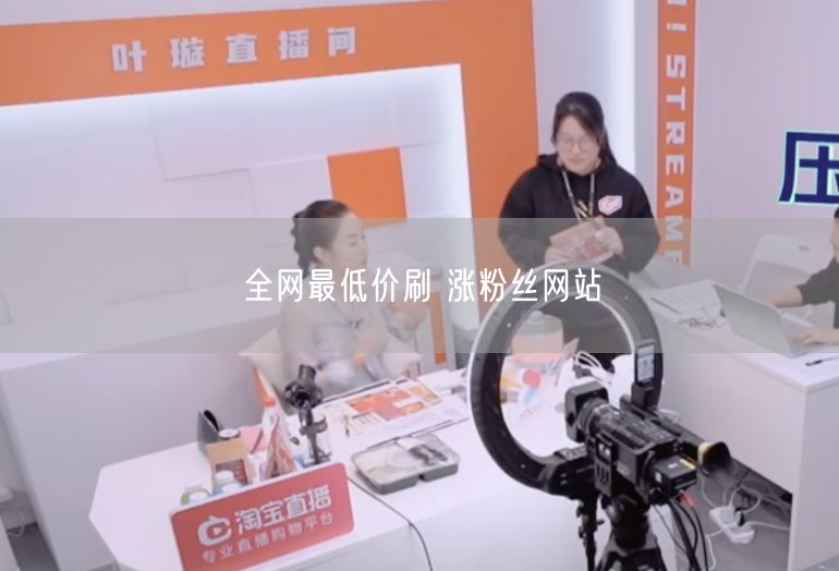全网最低价刷 涨粉丝网站