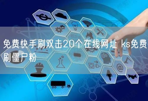 免费快手刷双击20个在线网址 ks免费刷僵尸粉