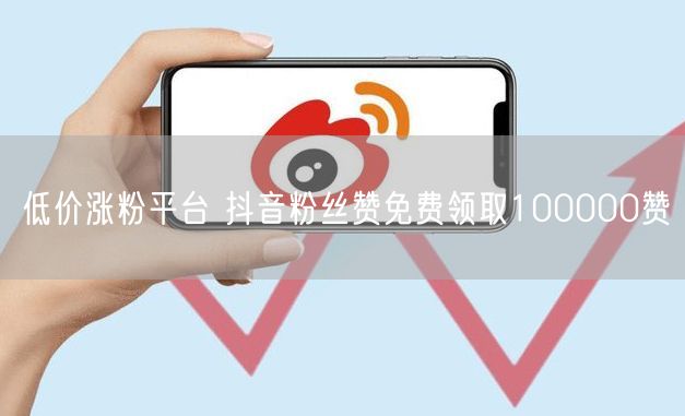 低价涨粉平台 抖音粉丝赞免费领取100000赞