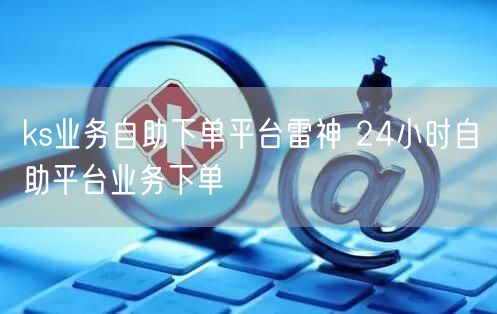 ks业务自助下单平台雷神 24小时自助平台业务下单