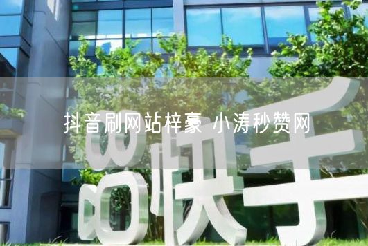 抖音刷网站梓豪 小涛秒赞网