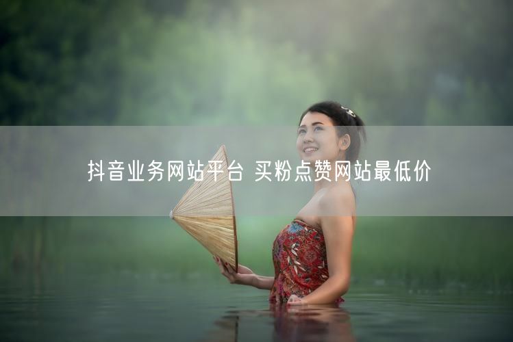 抖音业务网站平台 买粉点赞网站最低价