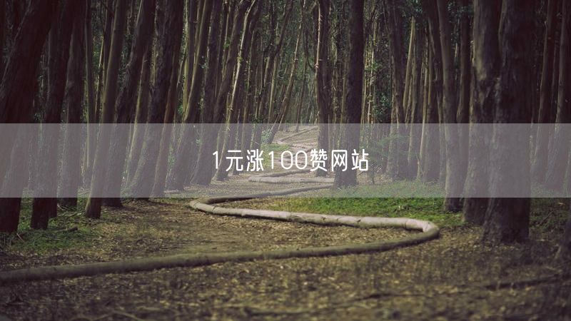 1元涨100赞网站