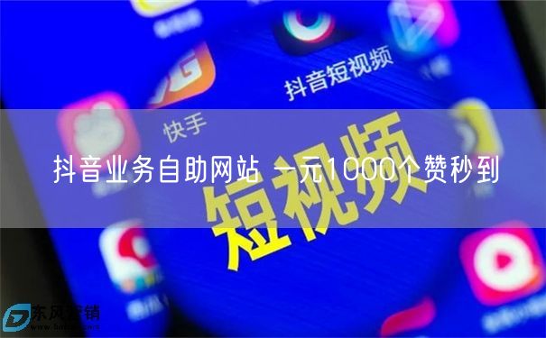 抖音业务自助网站 一元1000个赞秒到