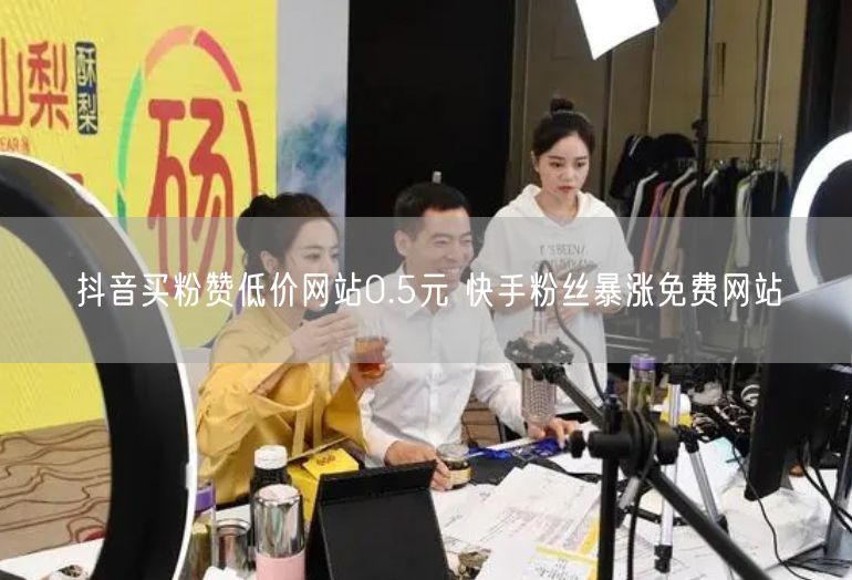 抖音买粉赞低价网站0.5元 快手粉丝暴涨免费网站