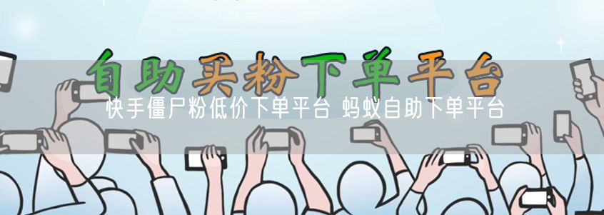 快手僵尸粉低价下单平台 蚂蚁自助下单平台