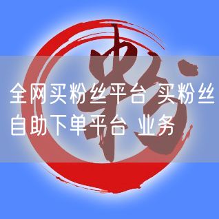 全网买粉丝平台 买粉丝自助下单平台 业务