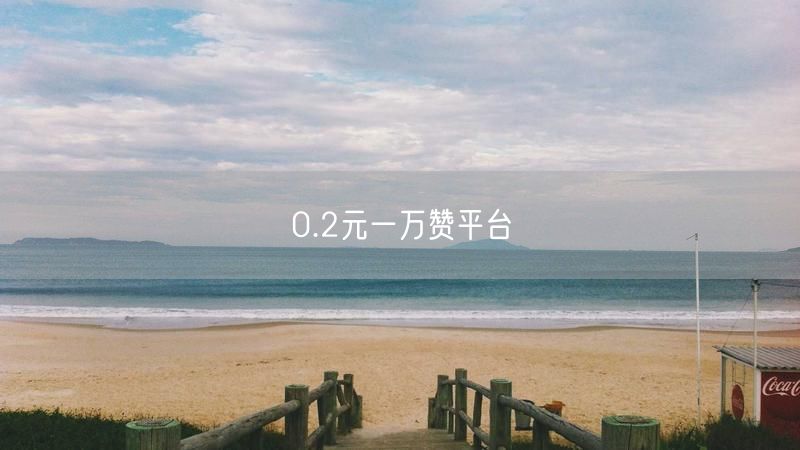 0.2元一万赞平台