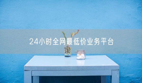 24小时全网最低价业务平台