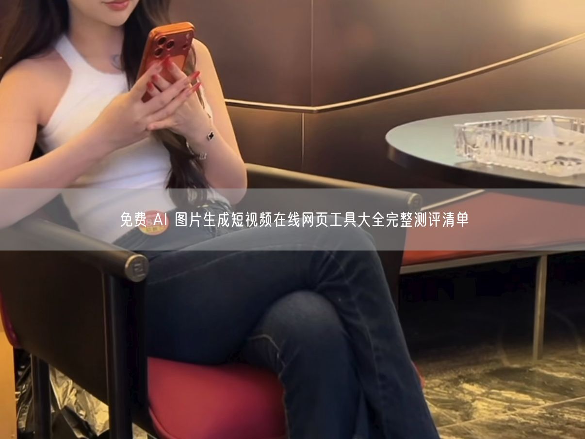 免费 AI 图片生成短视频在线网页工具大全完整测评清单