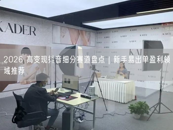 2026 高变现抖音细分赛道盘点｜新手易出单盈利领域推荐